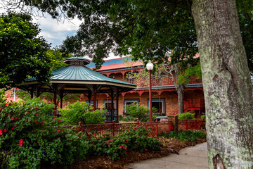 gazebo in the garden
