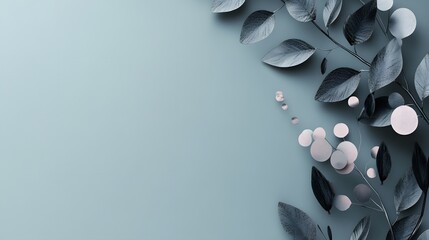 Modern Abstract Housewarming Party Invitation Card with Clean Right-hand Pattern Layout and Ample Left-side Space for Informative Text