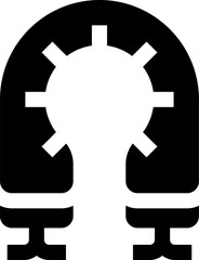 life vest illustration on a white background     