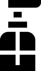 Fototapeta premium liquid soap illustration on a white background 