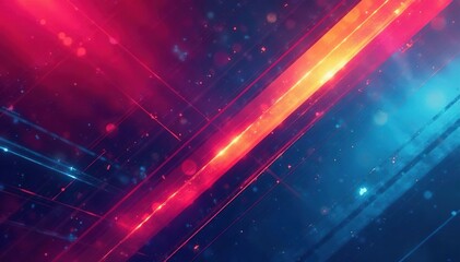 Obraz premium Geometric lines and shapes create modern abstract wallpaper, graphic, wall decor, bright