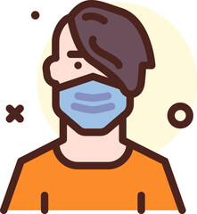 man (2) illustration on a white background     