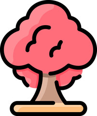 maple illustration on a white background     