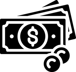 money illustration on a white background    