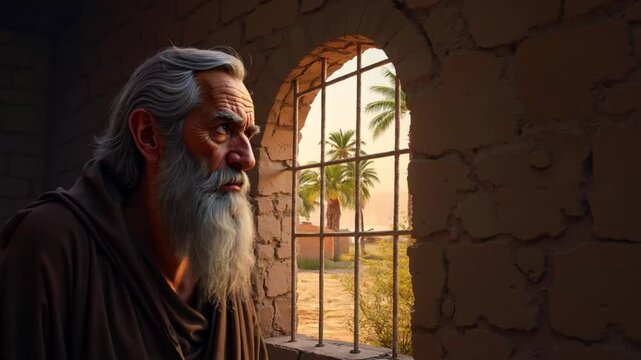 Prophet Daniel in prison