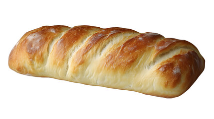 Freshly Baked Golden Loaf of Bread with Crusty Exterior and Soft Interior Ideal for Culinary P