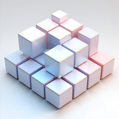 Obraz premium 3d cubes