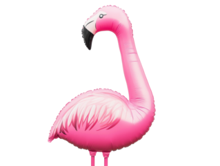 Colorful pink flamingo decoration for summer parties and events