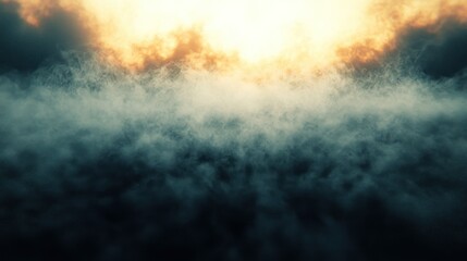 Obraz premium Dramatic cloudscape with deep colors and bright sunlight