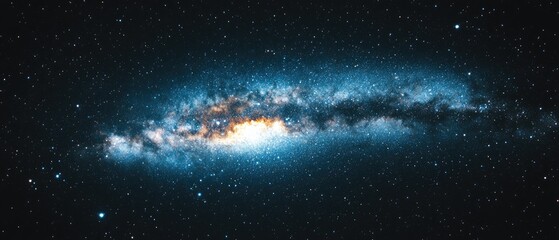 Majestic spiral galaxy in the vast expanse of space.