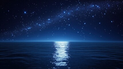 Starry Night Over the Ocean