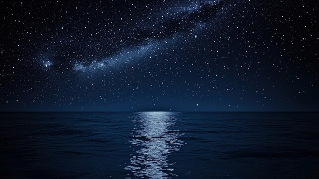 Starry Night over the Ocean