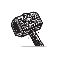 Thor's Hammer (Mj?lnir) Vector (1).eps