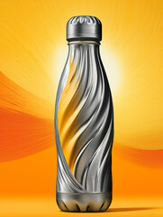 Decorated water bottle