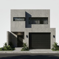 house on white background