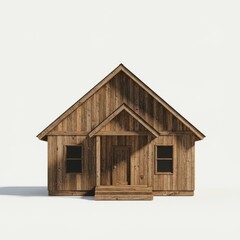 house on white background