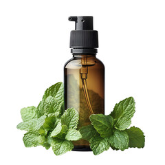 Pet Safe Dental Spray with Mint Flavor Isolated on Transparent Background
