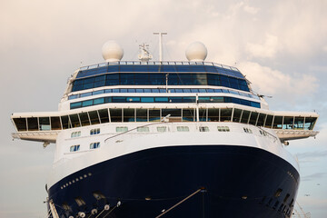Black and White Cruise ship