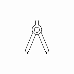 geometric divider icon sign vector