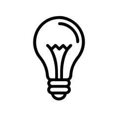 Icon of a Light Bulb