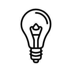 Icon of a Light Bulb