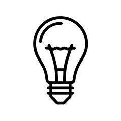 Icon of a Light Bulb