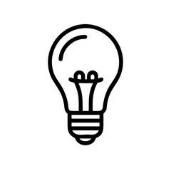 Icon of a Light Bulb