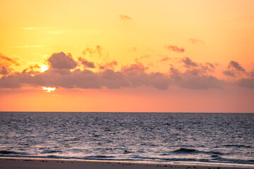 Sunrise at East Beach, St Simons Island, Georgia, USA