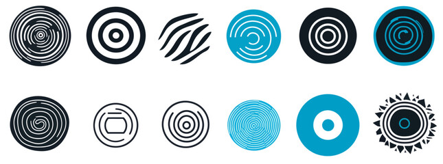 The graphic modern icons pack includes a vinyl icon set with black and white colors