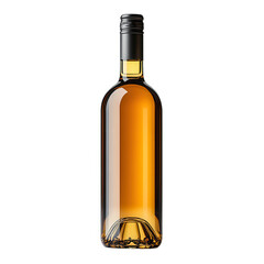 Fototapeta premium Stock photo of whiskey bottle isolated on black background product shot on transparent background