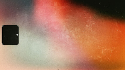 Vintage 8mm Film Frame Overlay with Grain and Light Leaks
