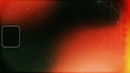 Vintage 8mm Film Frame Overlay with Grain and Light Leaks