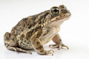 Fototapeta premium western spadefoot toad isolated on white background