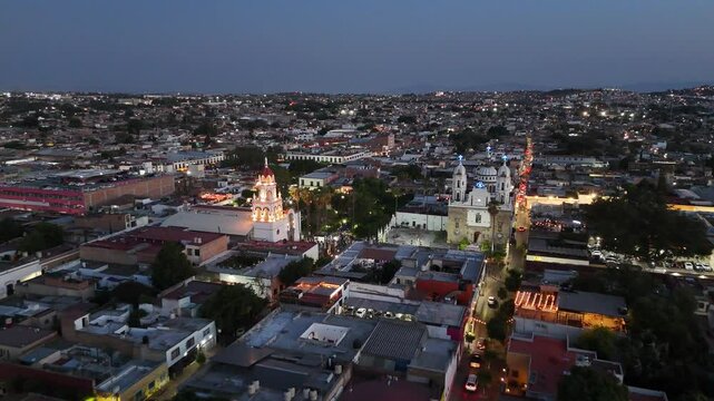 vista aerea de tlaquepaque centro