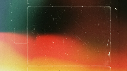 Vintage 8mm Film Frame Overlay with Grain and Light Leaks