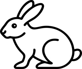 vector illustration of a rabbit