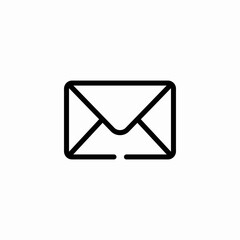 mail envelope icon sign vector
