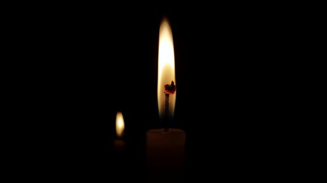 Velas en la oscuridad
