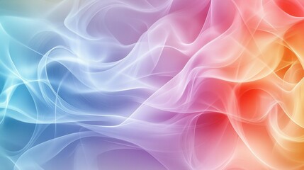 Abstract Colorful Swirls Background