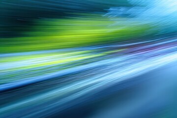 Dynamic blurred motion in vibrant colors.