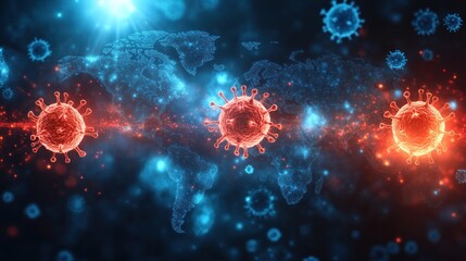 Global Pandemic: Visualization of a Worldwide Virus Outbreak