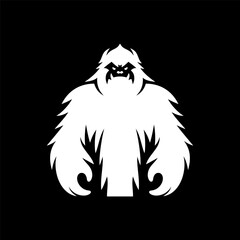 Clean Line Yeti Face Logo