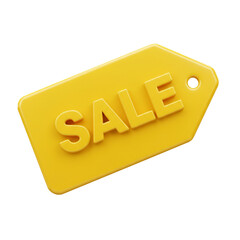 3d sale icon isolated