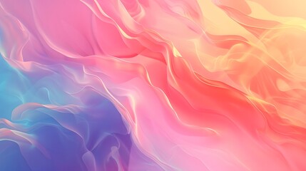 Obraz premium Abstract Gradient: An abstract gradient background with soft blending colors, providing a modern and dynamic backdrop for tech products. 