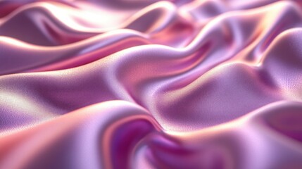 Fototapeta premium Soft, flowing, pastel pink silk fabric