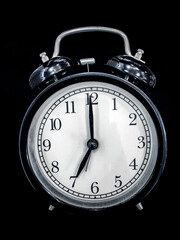 black alarm clock