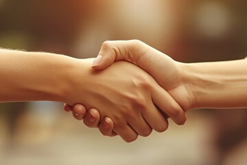 Hands shaking in agreement