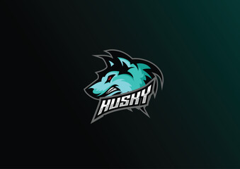 illustration dog angry esport logo for team squad