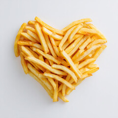 heart shaped french fries