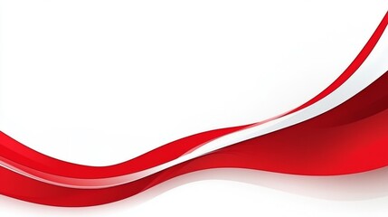 Fototapeta premium Red and White Abstract Wave Design red abstract fluid wave wallpaper